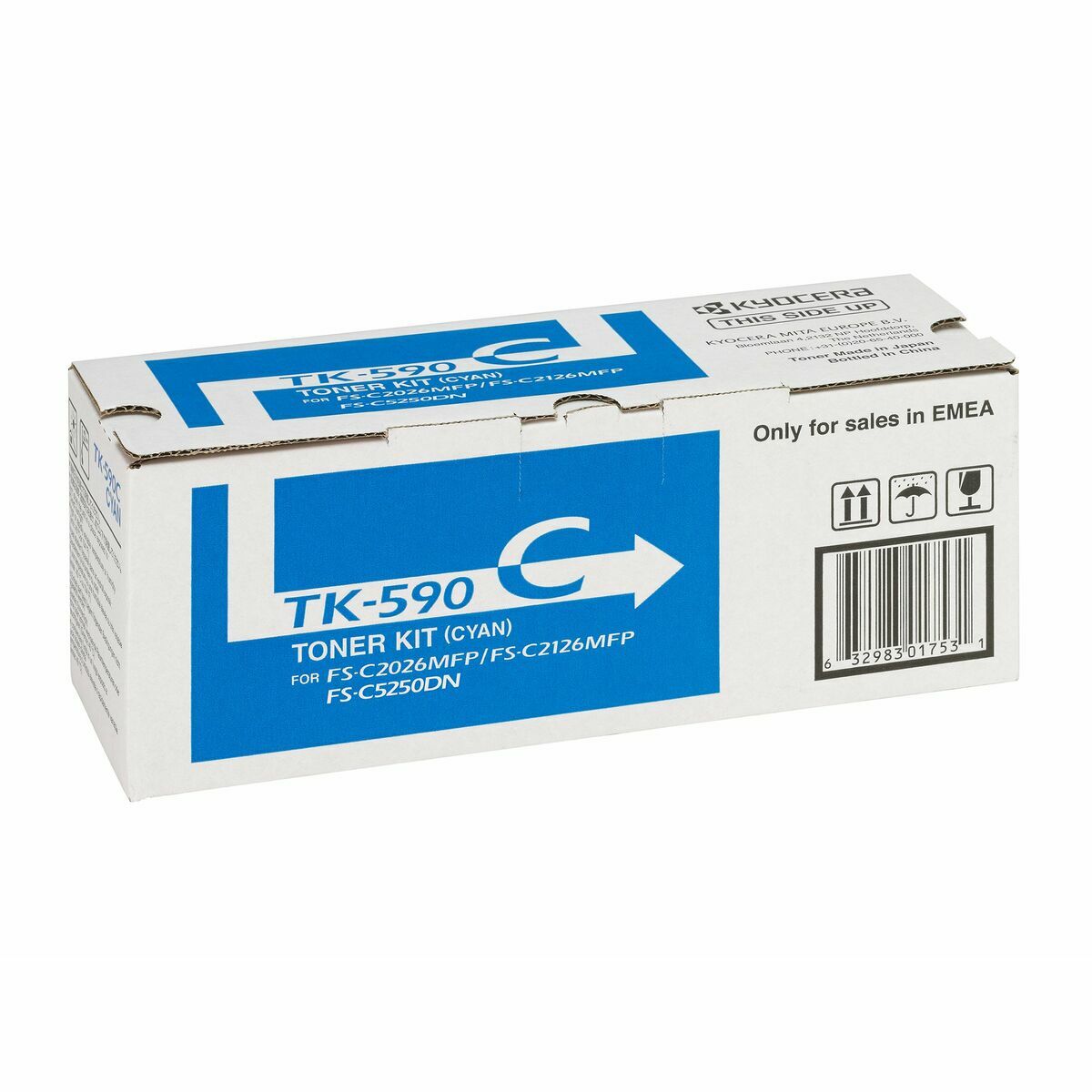 Tóner Kyocera 1T02KVCNL0 Ciano
